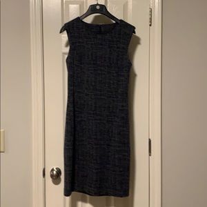 Peserico Charcoal and Black Textured Midi Dress